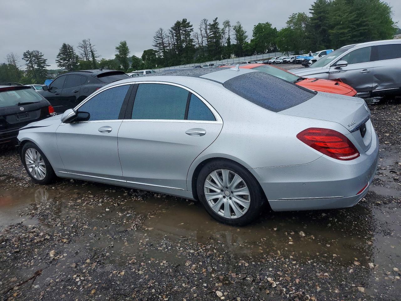 2015 Mercedes-benz S 550 4matic Silver vin: WDDUG8FB4FA163229