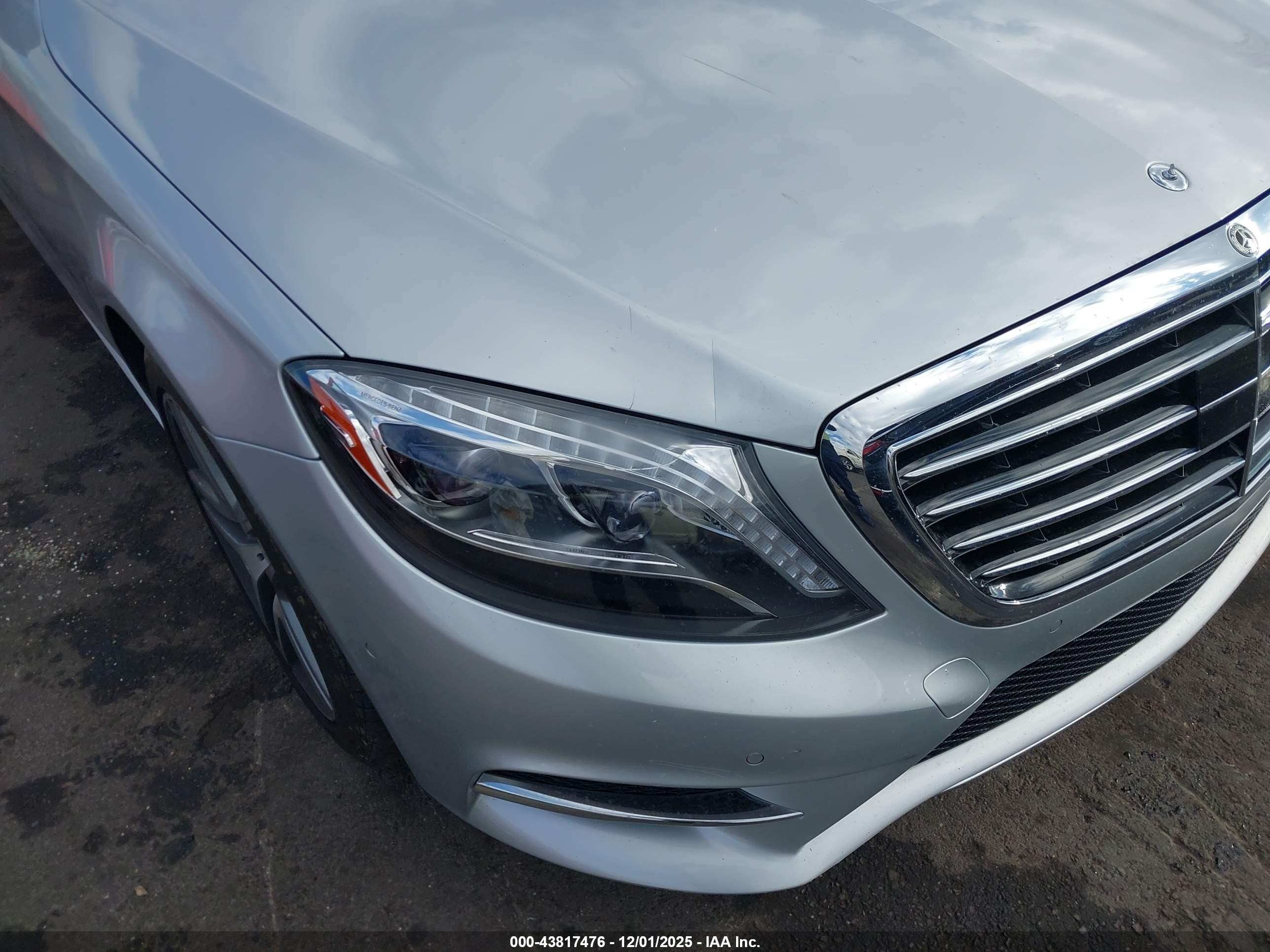 2014 Mercedes-benz S 550 4matic Gray vin: WDDUG8FB5EA050646