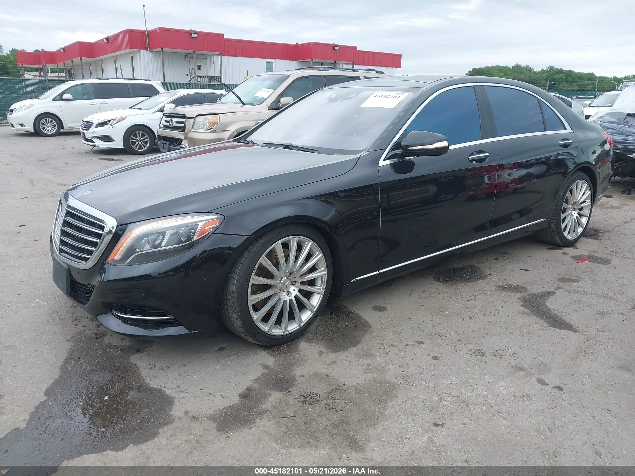 2014 Mercedes-benz S 550 4matic Black vin: WDDUG8FB5EA060089