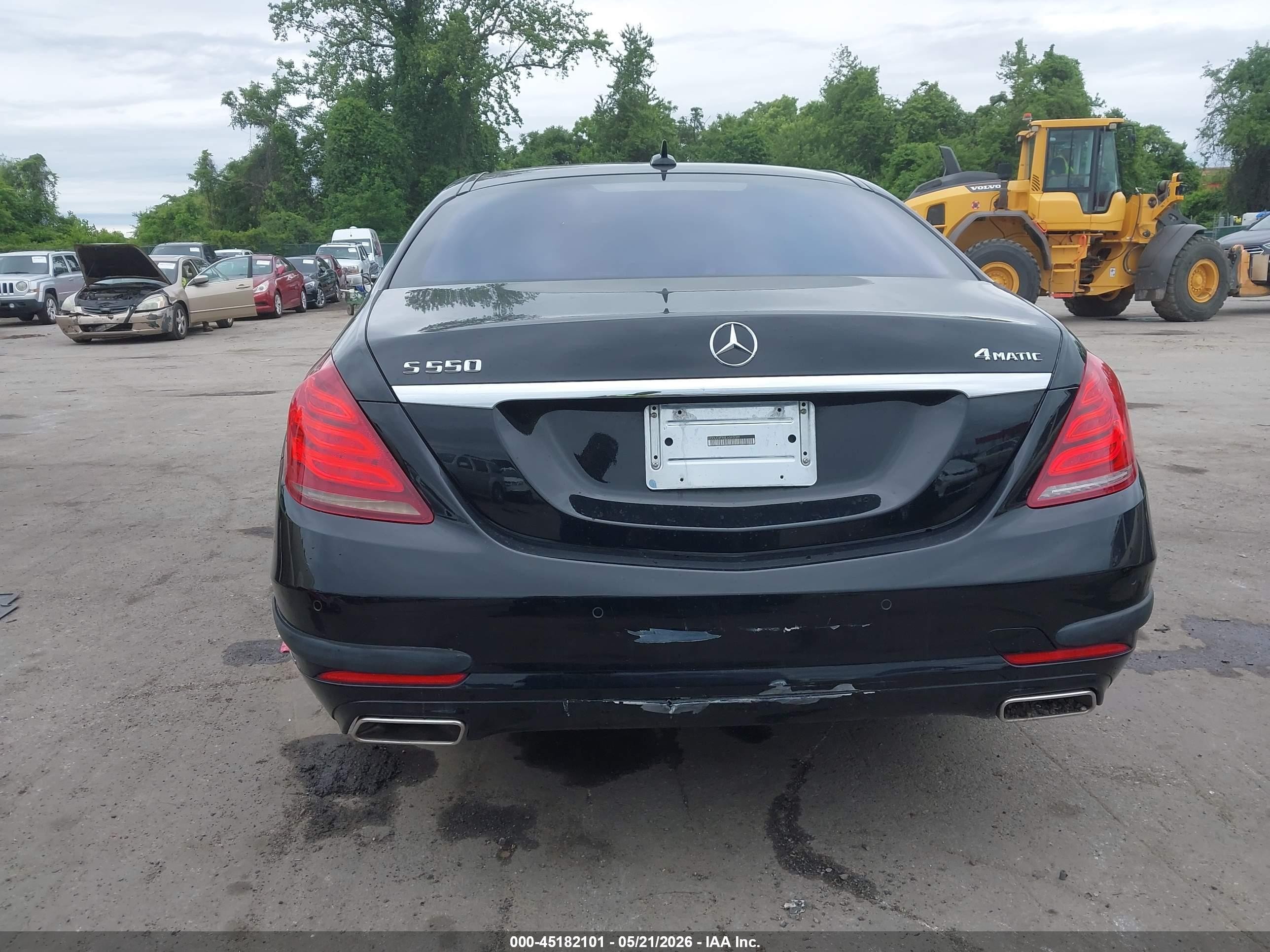 2014 Mercedes-benz S 550 4matic Black vin: WDDUG8FB5EA060089