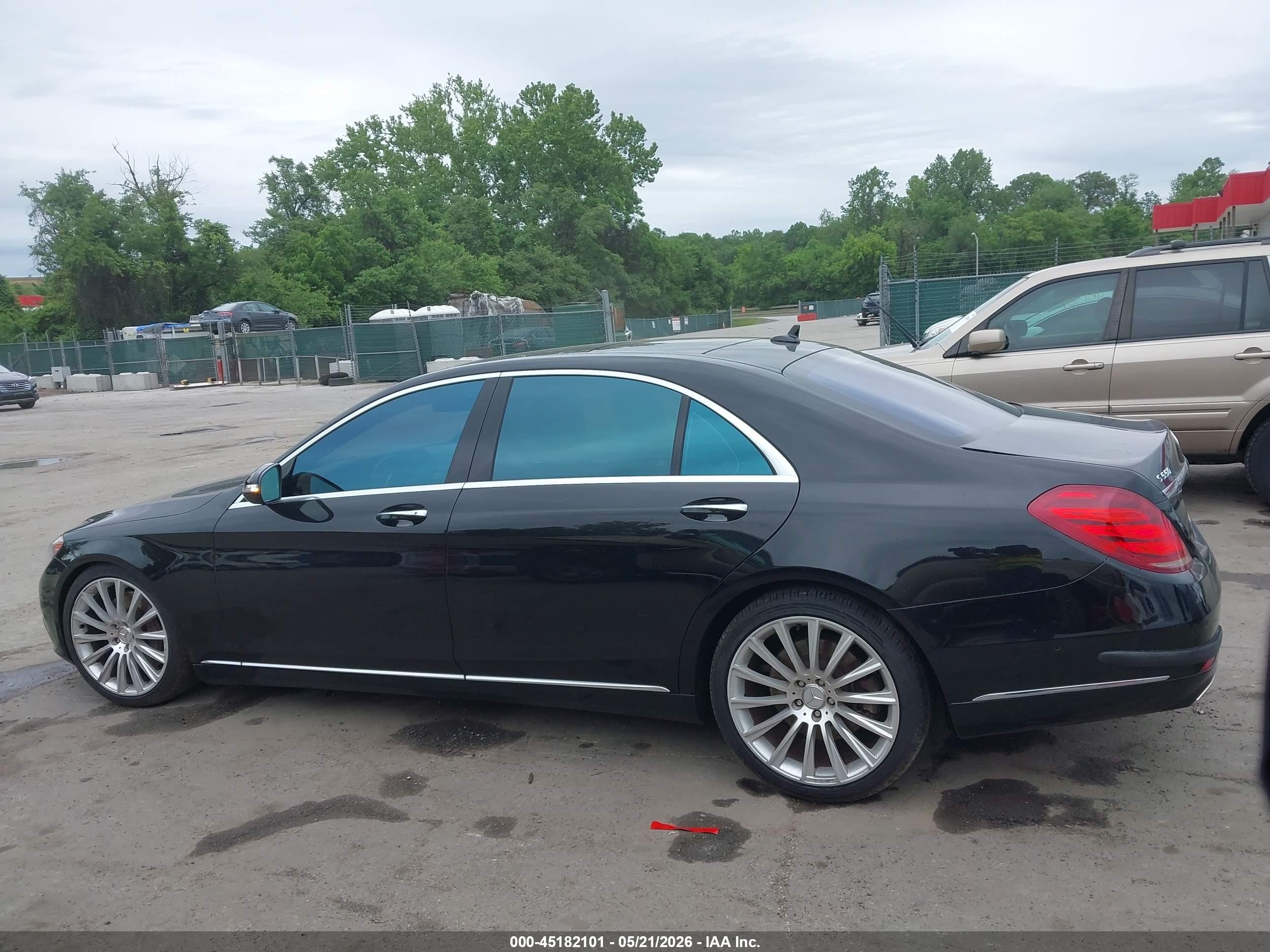 2014 Mercedes-benz S 550 4matic Black vin: WDDUG8FB5EA060089