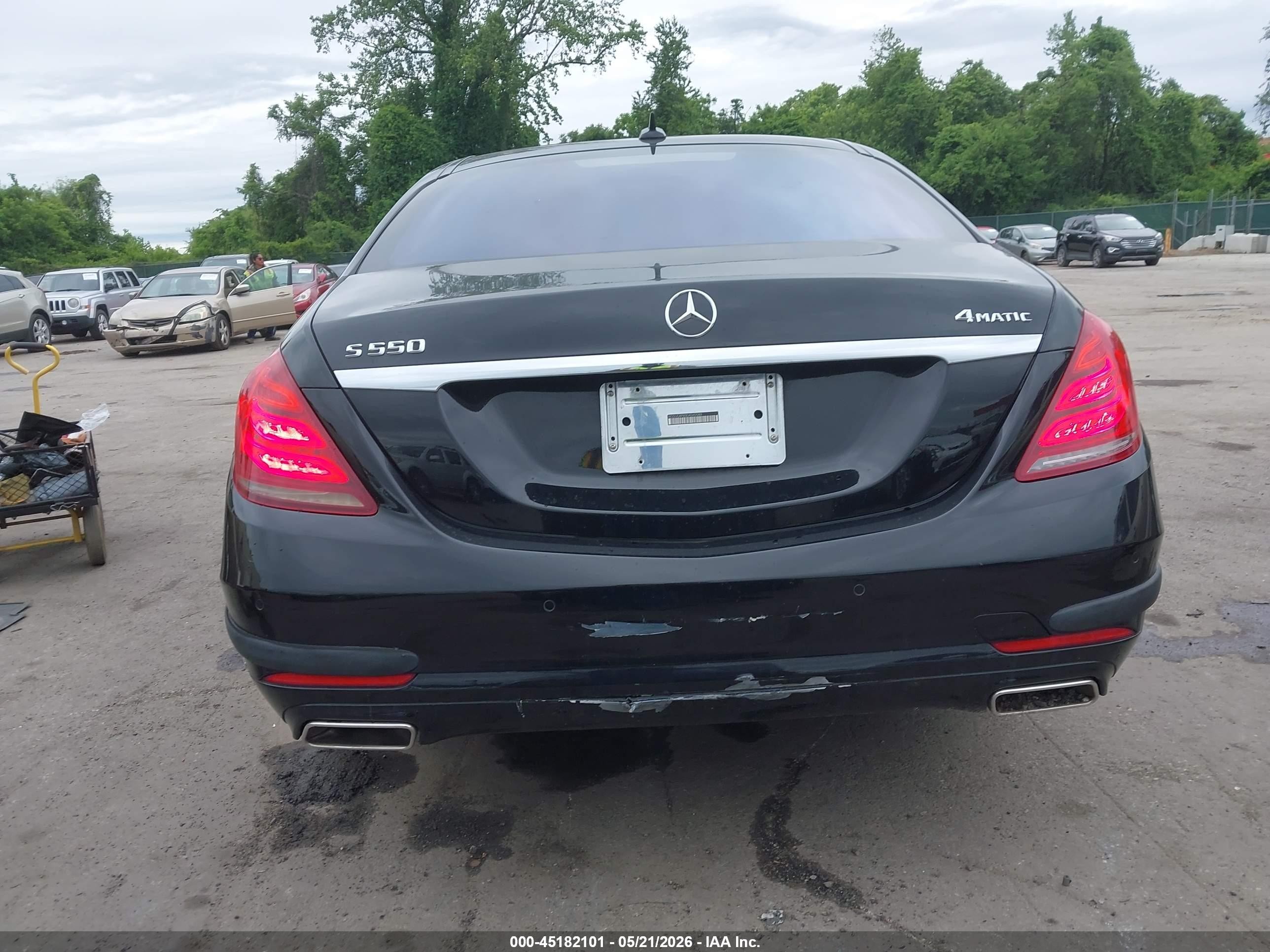2014 Mercedes-benz S 550 4matic Black vin: WDDUG8FB5EA060089