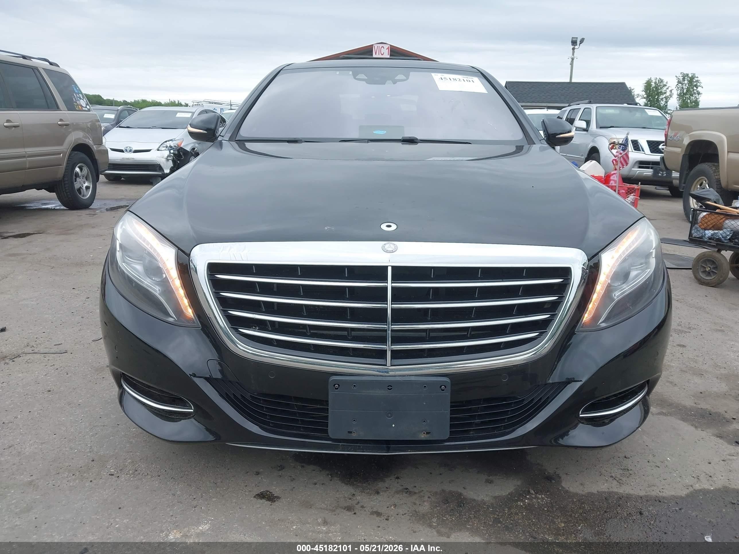 2014 Mercedes-benz S 550 4matic Black vin: WDDUG8FB5EA060089