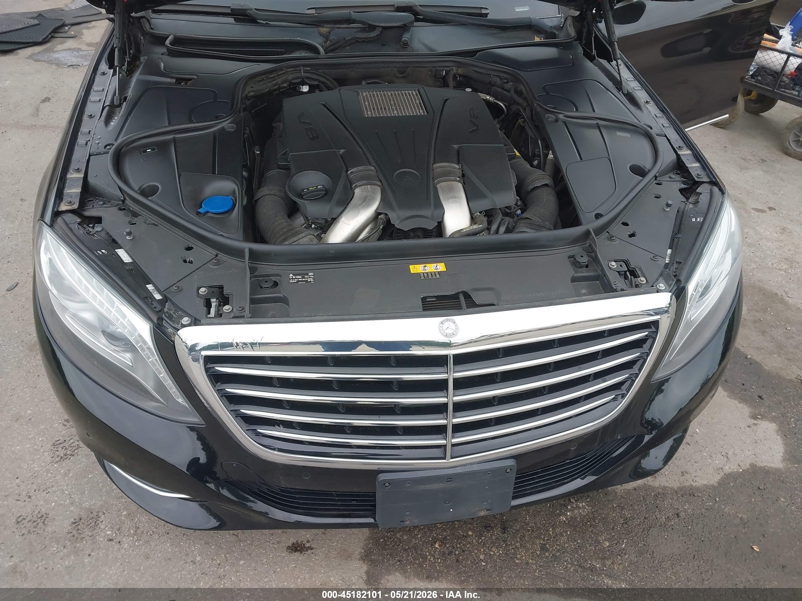 2014 Mercedes-benz S 550 4matic Black vin: WDDUG8FB5EA060089