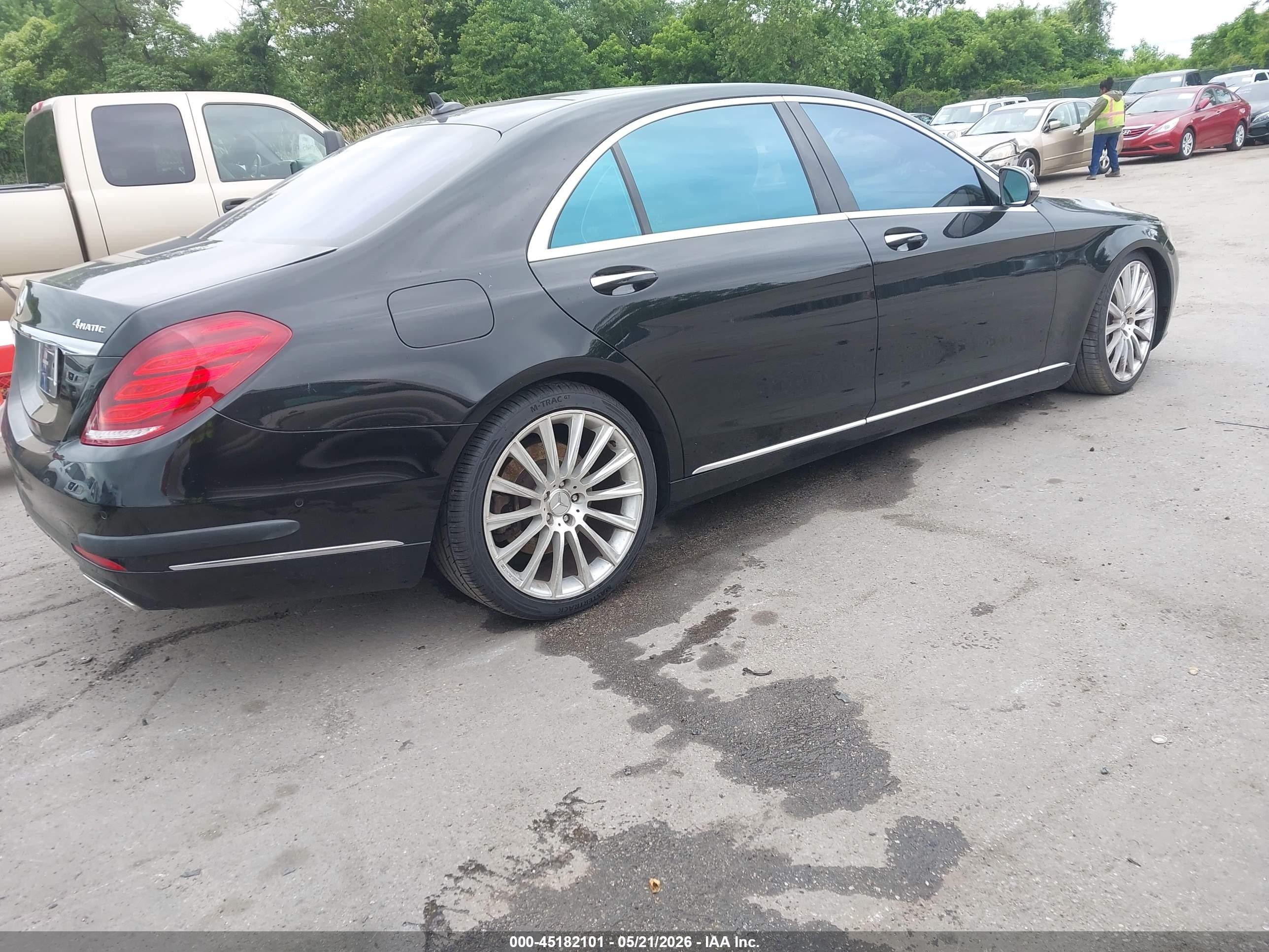 2014 Mercedes-benz S 550 4matic Black vin: WDDUG8FB5EA060089
