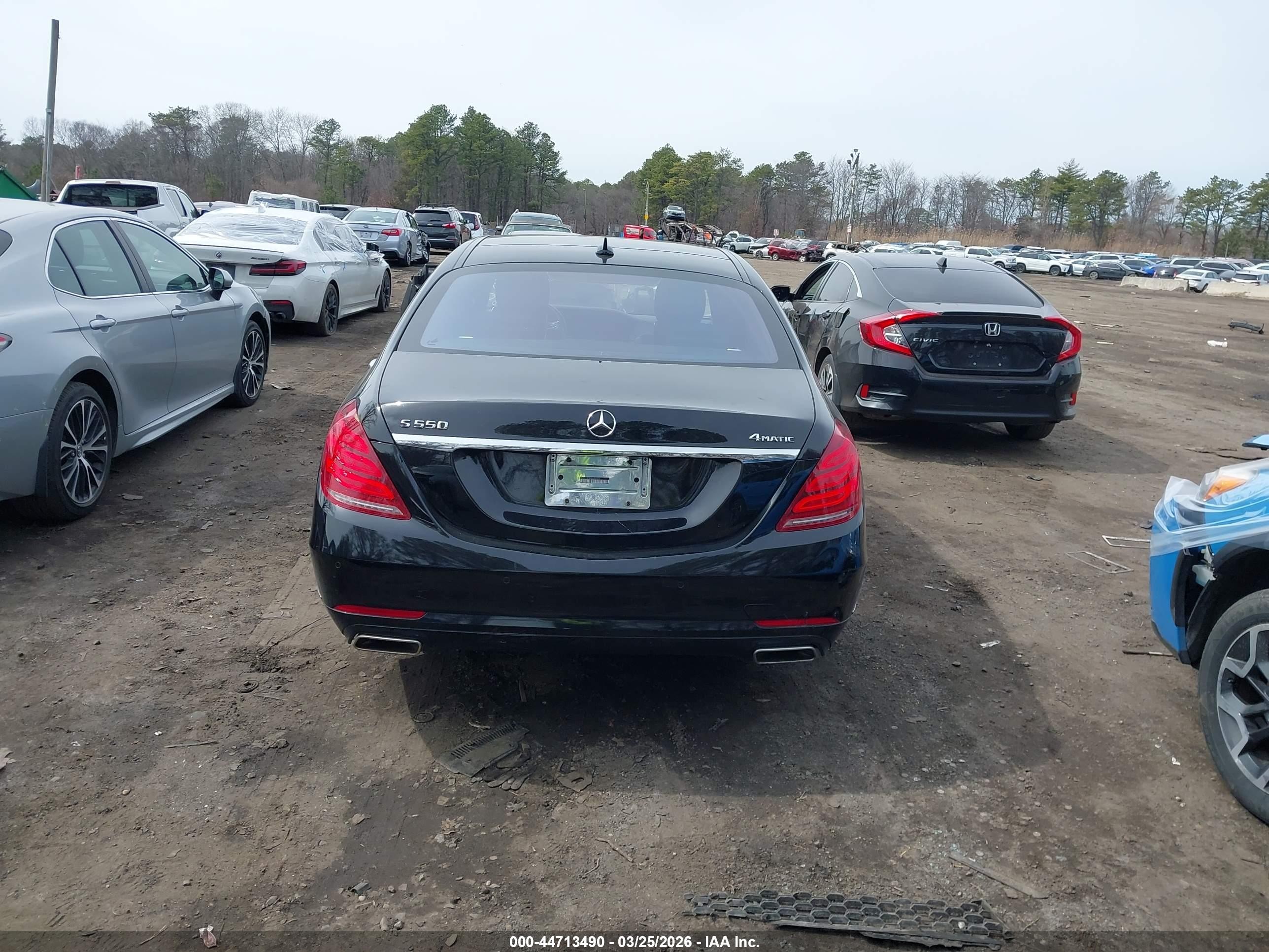 2014 Mercedes-benz S 550 4matic Черный vin: WDDUG8FB5EA060710