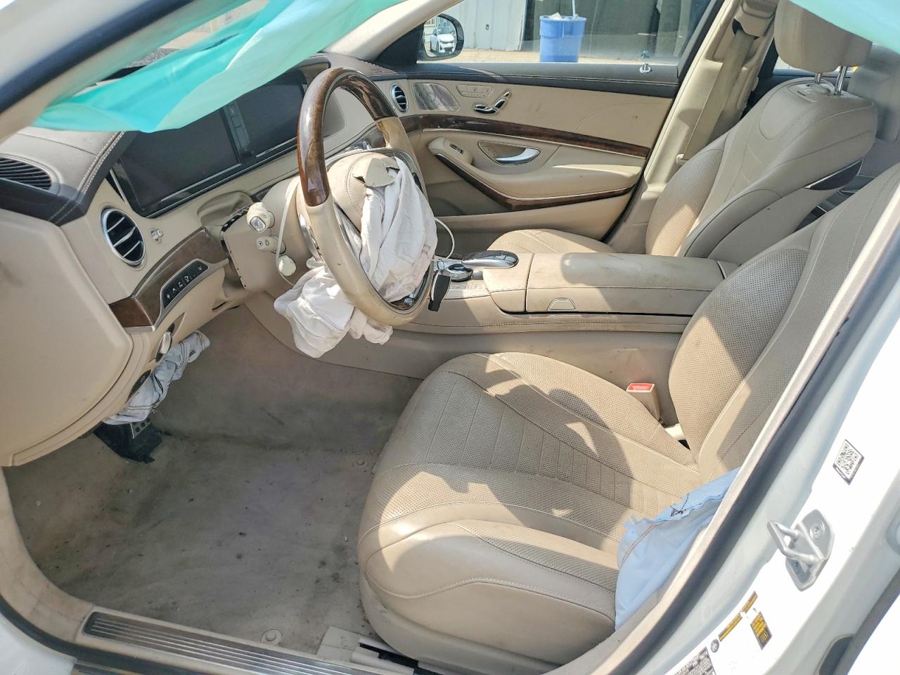 2015 Mercedes-benz S 550 4matic White vin: WDDUG8FB5FA086516