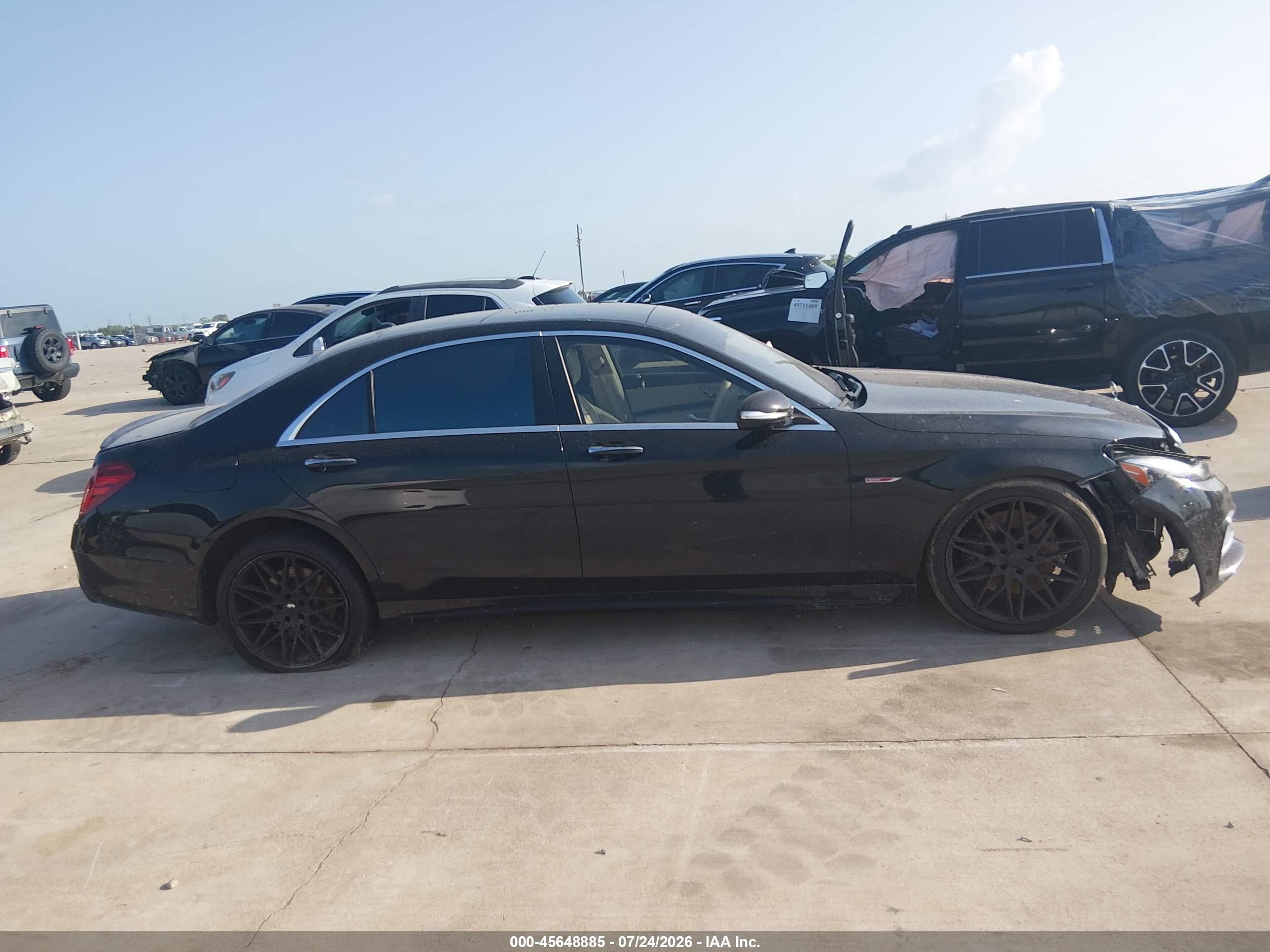 2015 Mercedes-benz S 550 4matic Black vin: WDDUG8FB5FA143491