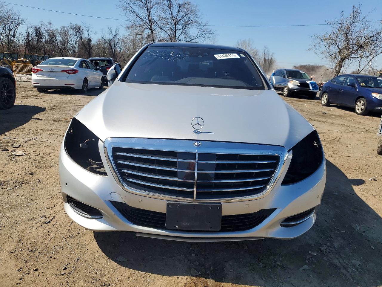 2015 Mercedes-benz S 550 4matic Silver vin: WDDUG8FB5FA160436