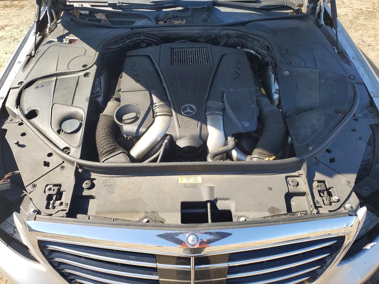 2015 Mercedes-benz S 550 4matic Silver vin: WDDUG8FB5FA160436