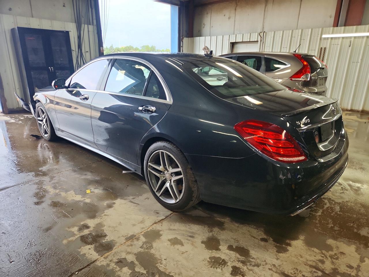 2015 Mercedes-benz S 550 4matic Серый vin: WDDUG8FB5FA183439