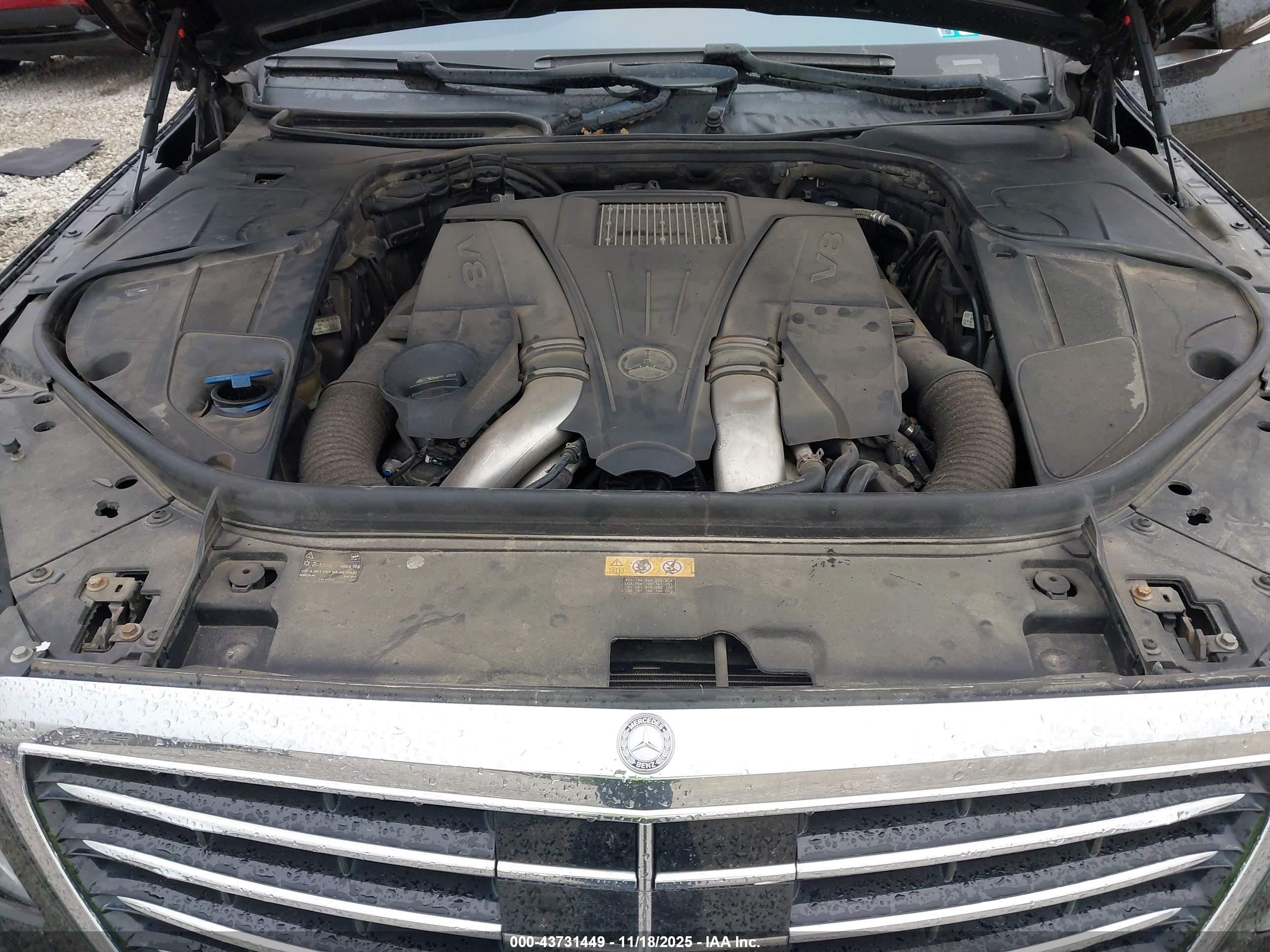 2014 Mercedes-benz S 550 4matic Gray vin: WDDUG8FB6EA021916
