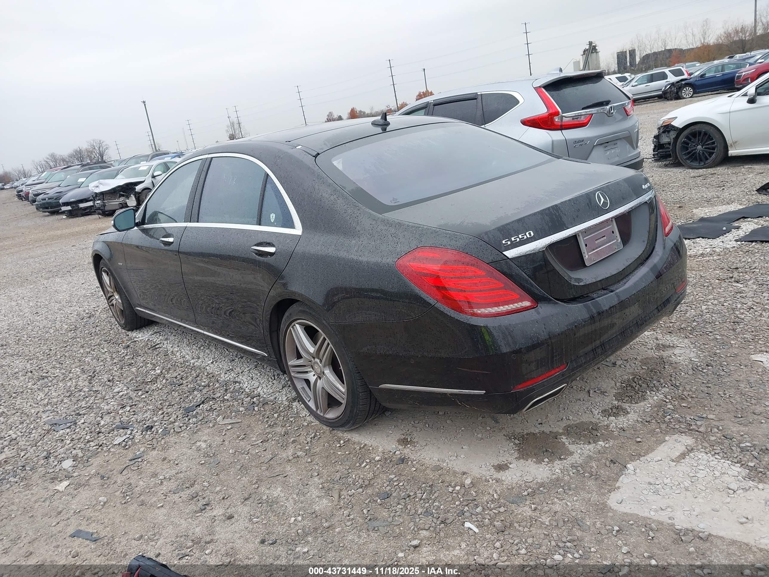 2014 Mercedes-benz S 550 4matic Gray vin: WDDUG8FB6EA021916