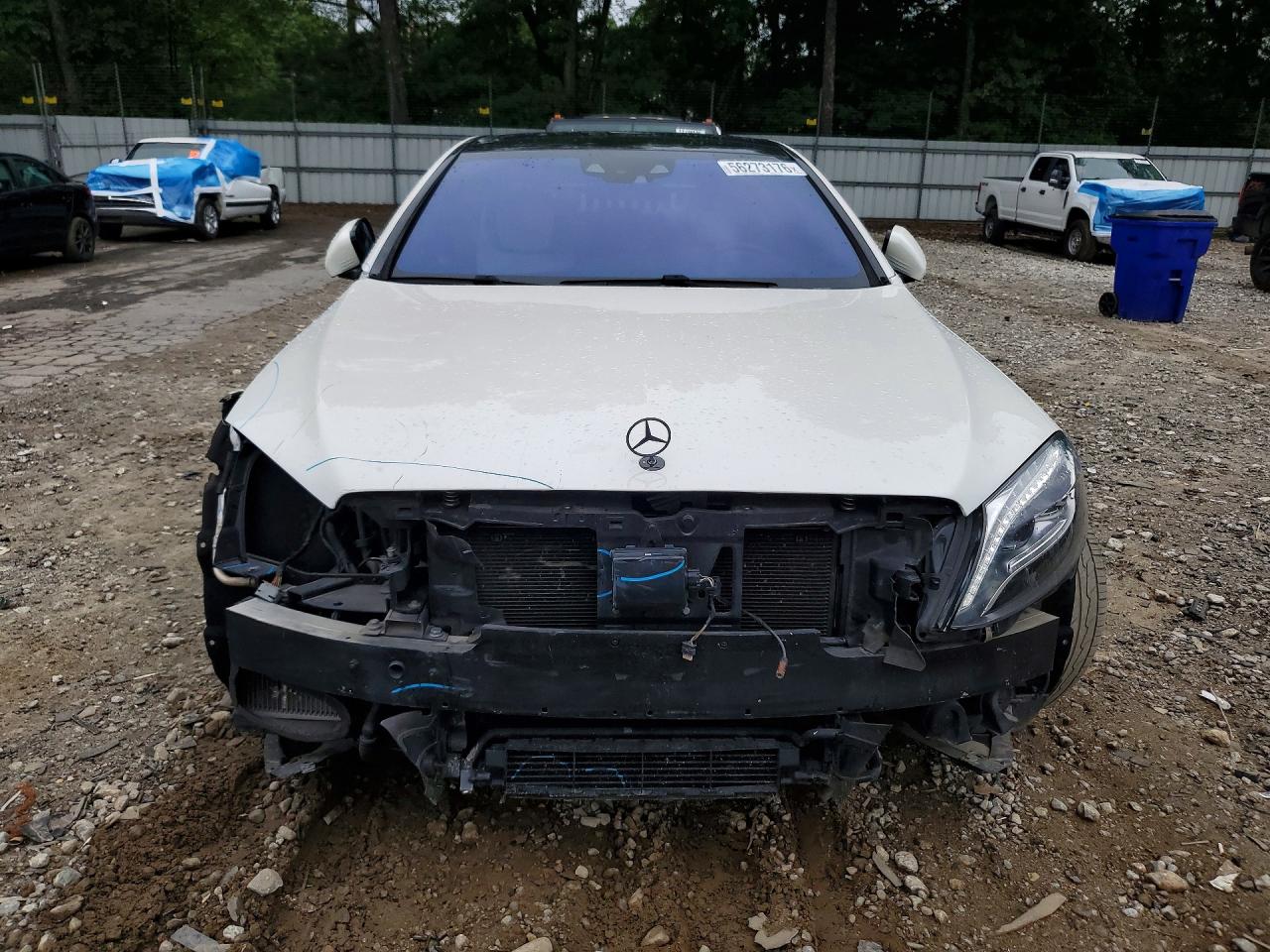 2015 Mercedes-benz S 550 4matic White vin: WDDUG8FB6FA078036