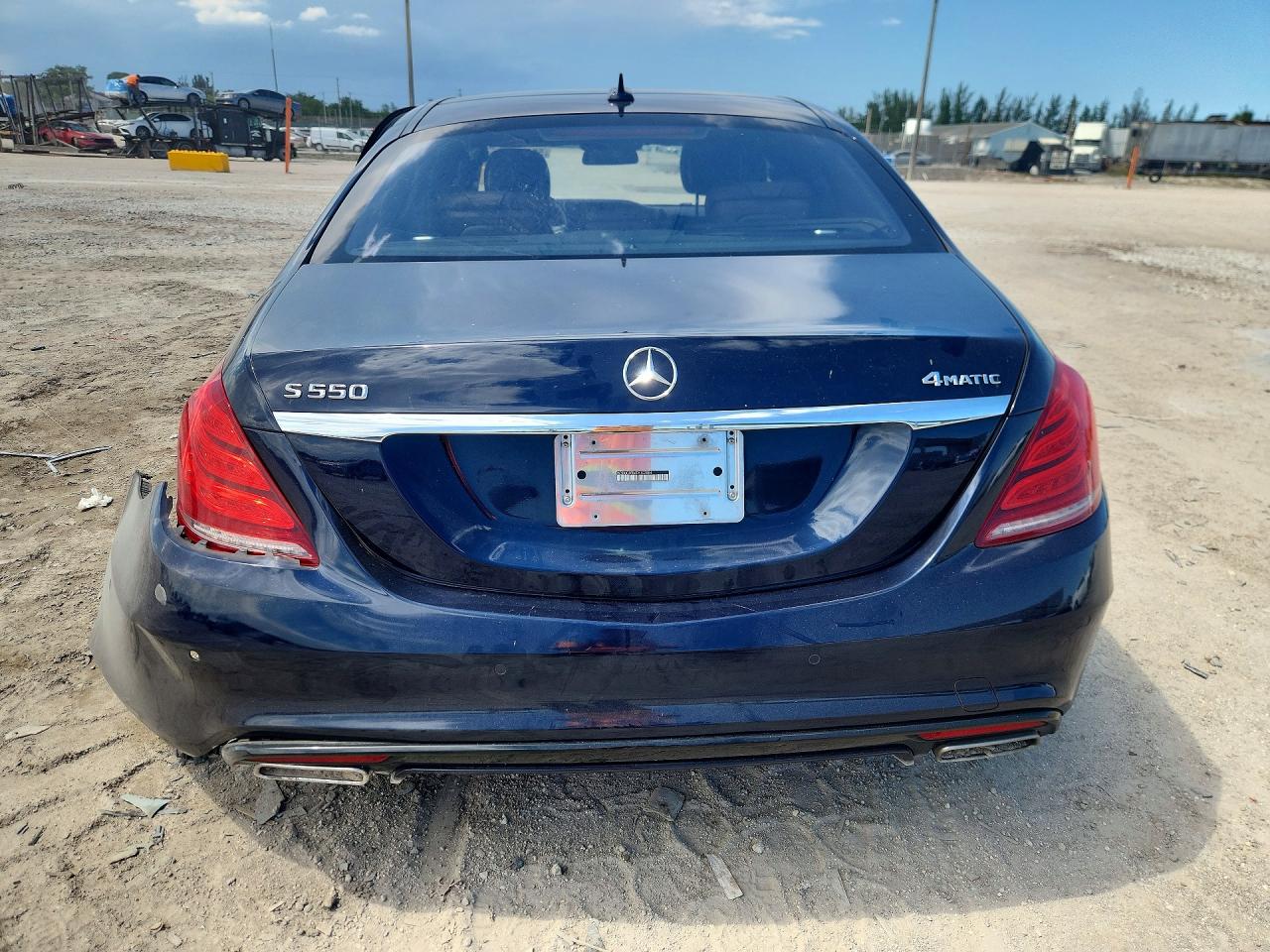 2015 Mercedes-benz S 550 4matic Blue vin: WDDUG8FB6FA102884