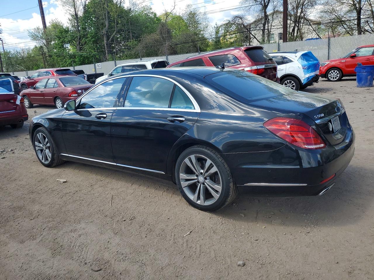 2015 Mercedes-benz S 550 4matic Black vin: WDDUG8FB6FA104960