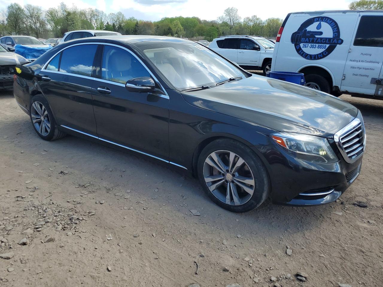 2015 Mercedes-benz S 550 4matic Black vin: WDDUG8FB6FA104960