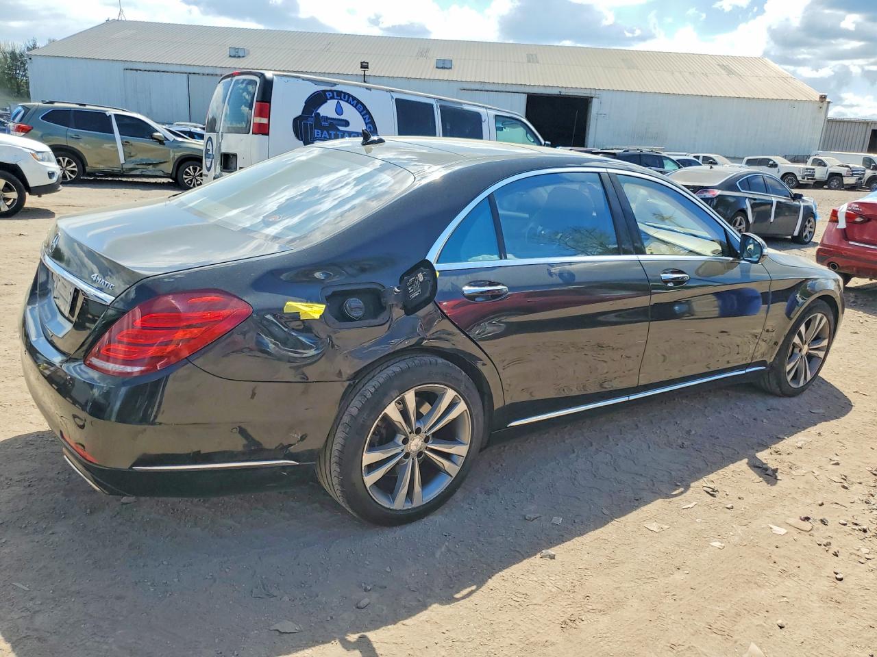 2015 Mercedes-benz S 550 4matic Black vin: WDDUG8FB6FA104960