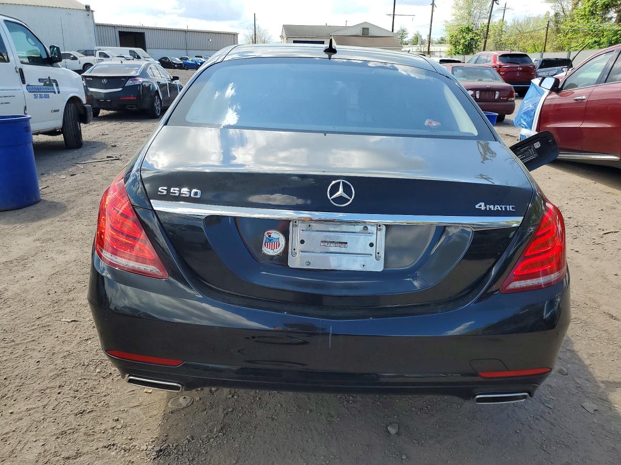2015 Mercedes-benz S 550 4matic Black vin: WDDUG8FB6FA104960