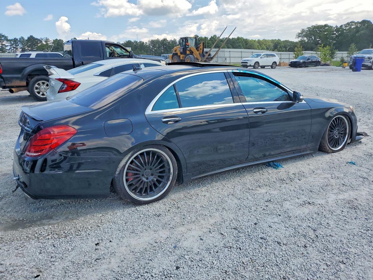 2015 Mercedes-benz S 550 4matic Black vin: WDDUG8FB6FA108104