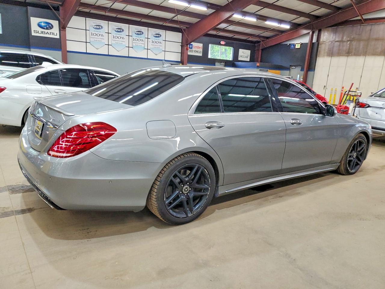 2015 Mercedes-benz S 550 4matic Silver vin: WDDUG8FB6FA145301