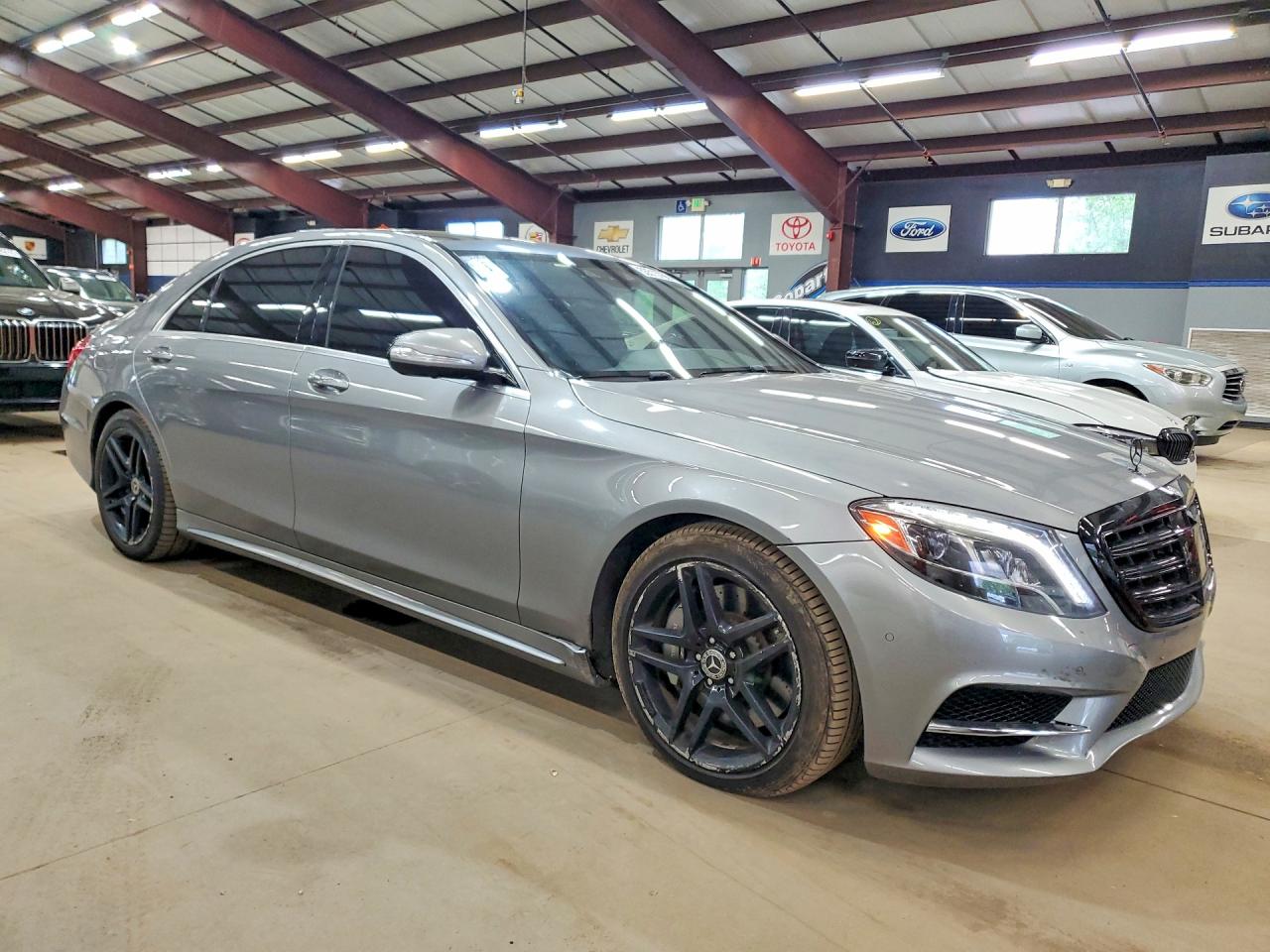 2015 Mercedes-benz S 550 4matic Silver vin: WDDUG8FB6FA145301