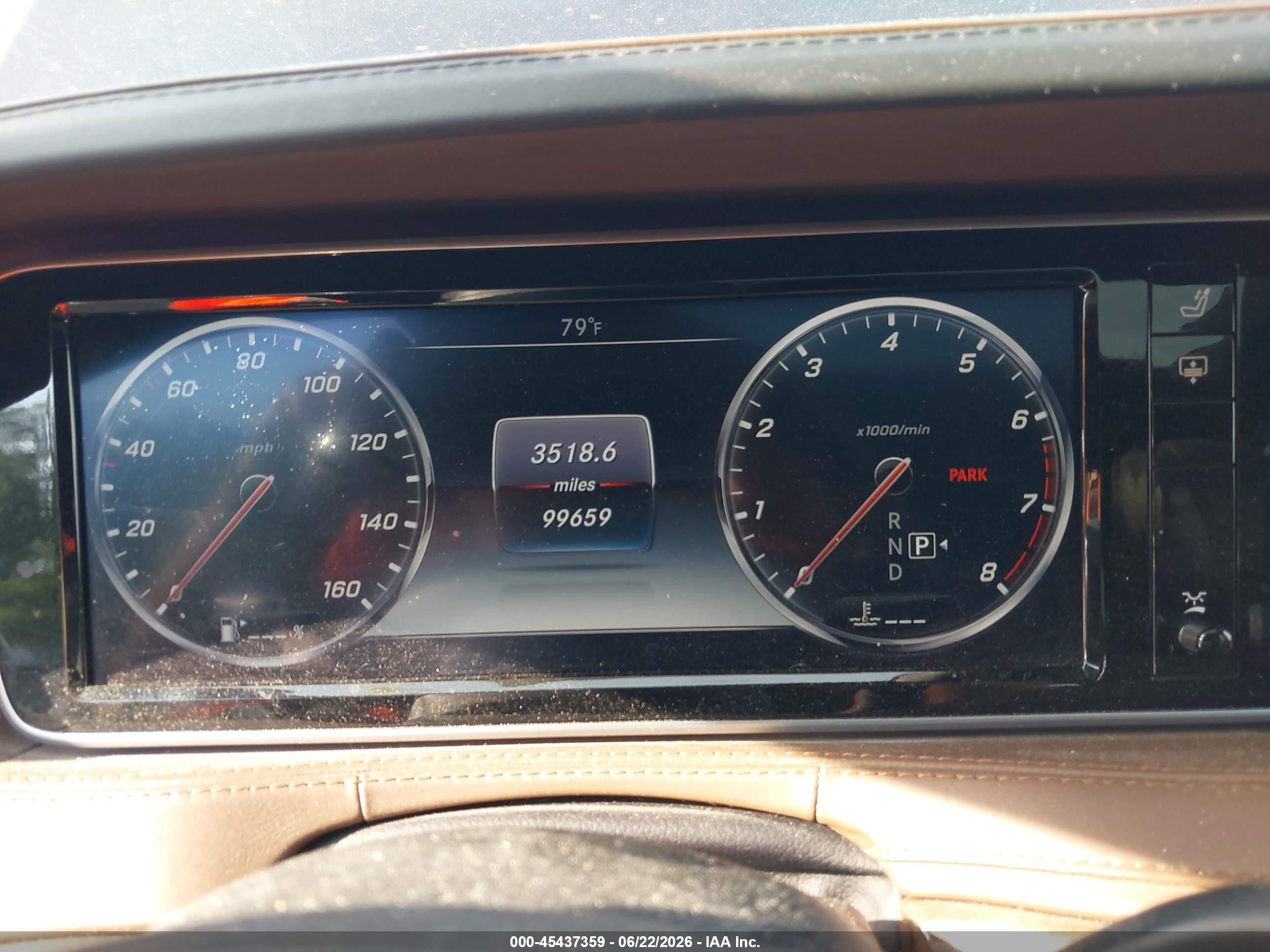 2015 Mercedes-benz S 550 4matic Dark Blue vin: WDDUG8FB6FA165564