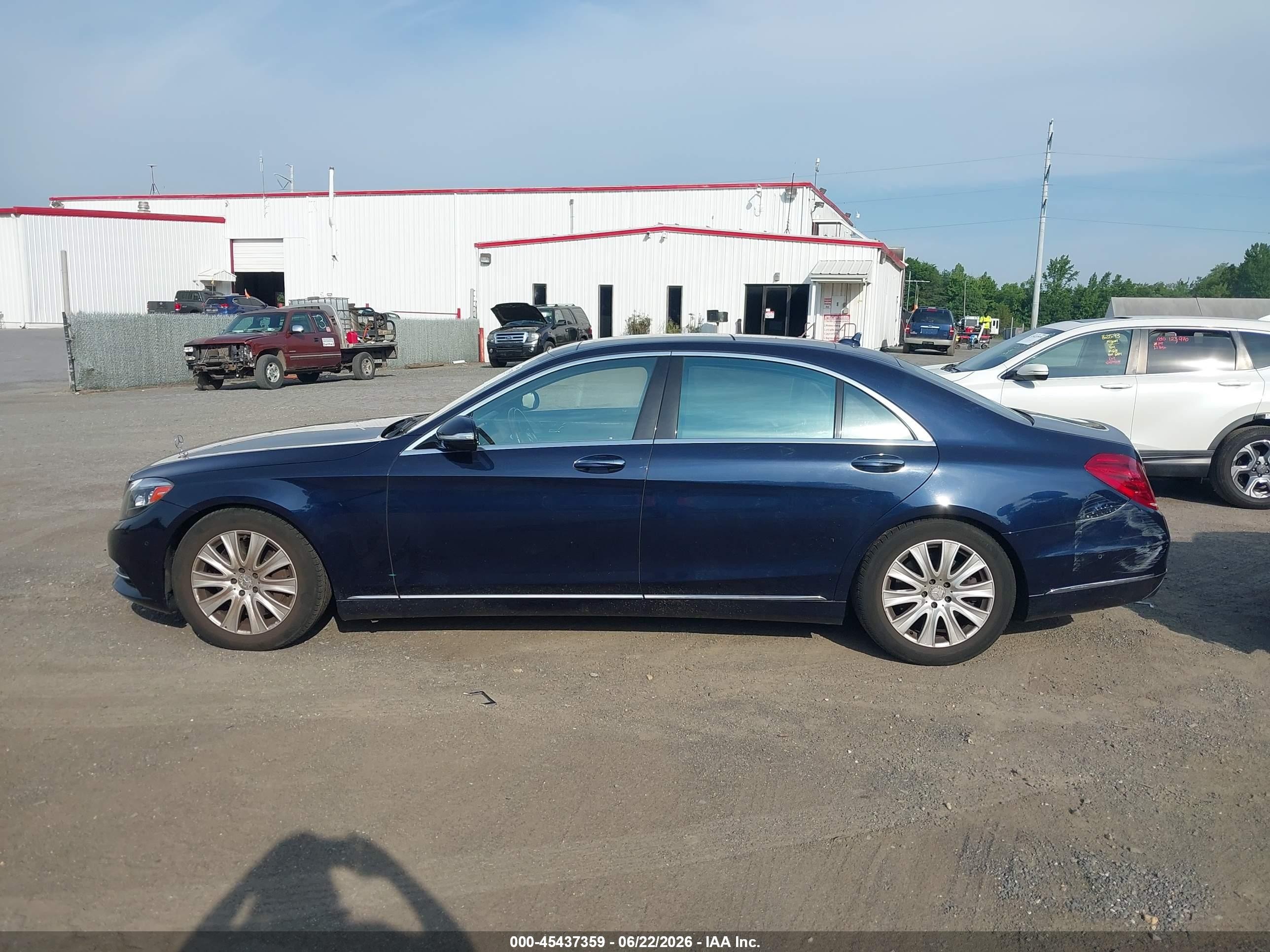 2015 Mercedes-benz S 550 4matic Dark Blue vin: WDDUG8FB6FA165564