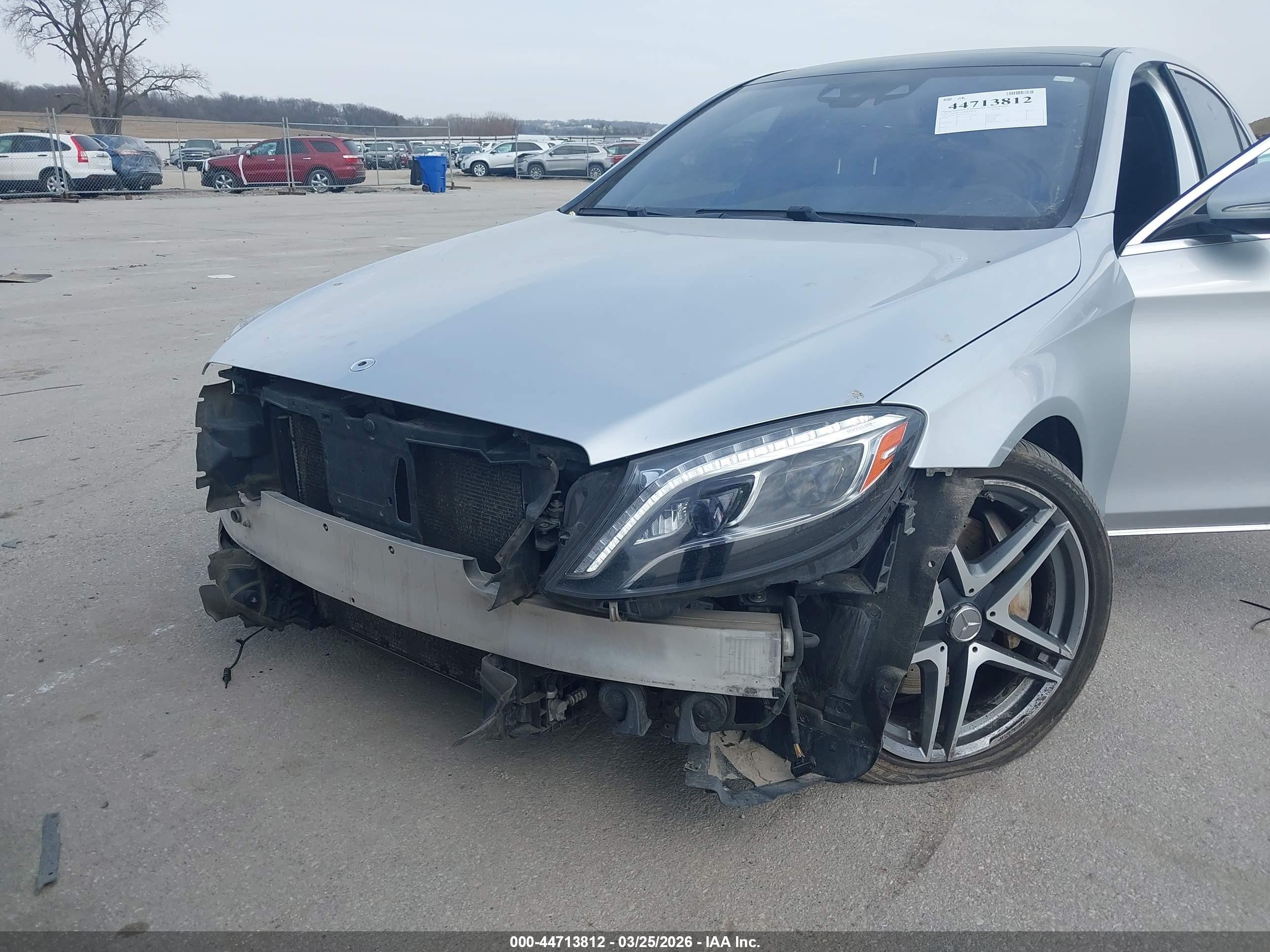2015 Mercedes-benz S 550 4matic Gray vin: WDDUG8FB6FA177133
