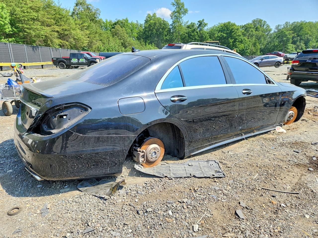 2015 Mercedes-benz S 550 4matic Black vin: WDDUG8FB6FA188052