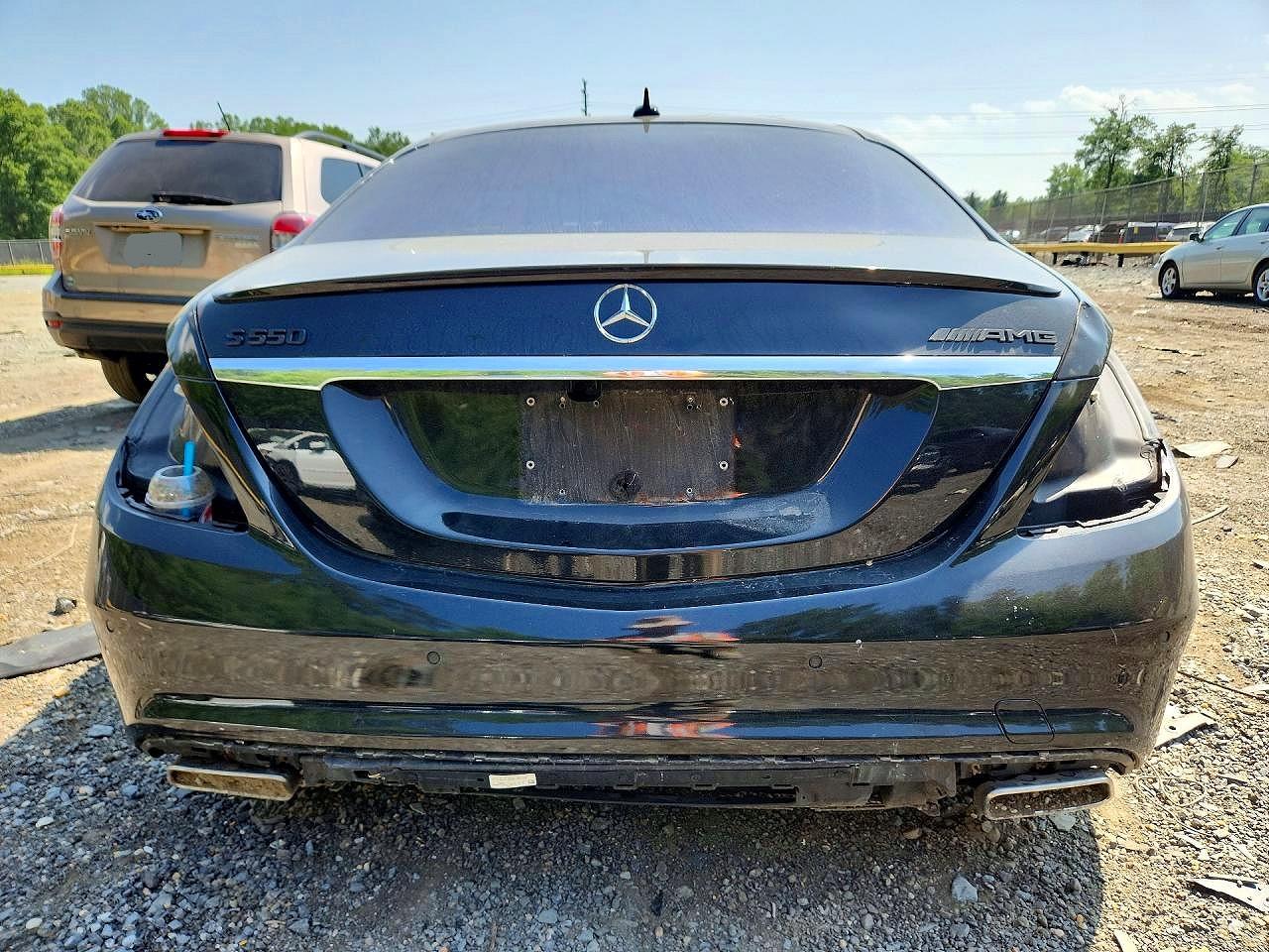 2015 Mercedes-benz S 550 4matic Black vin: WDDUG8FB6FA188052