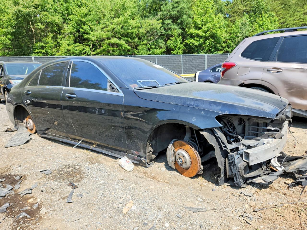 2015 Mercedes-benz S 550 4matic Black vin: WDDUG8FB6FA188052