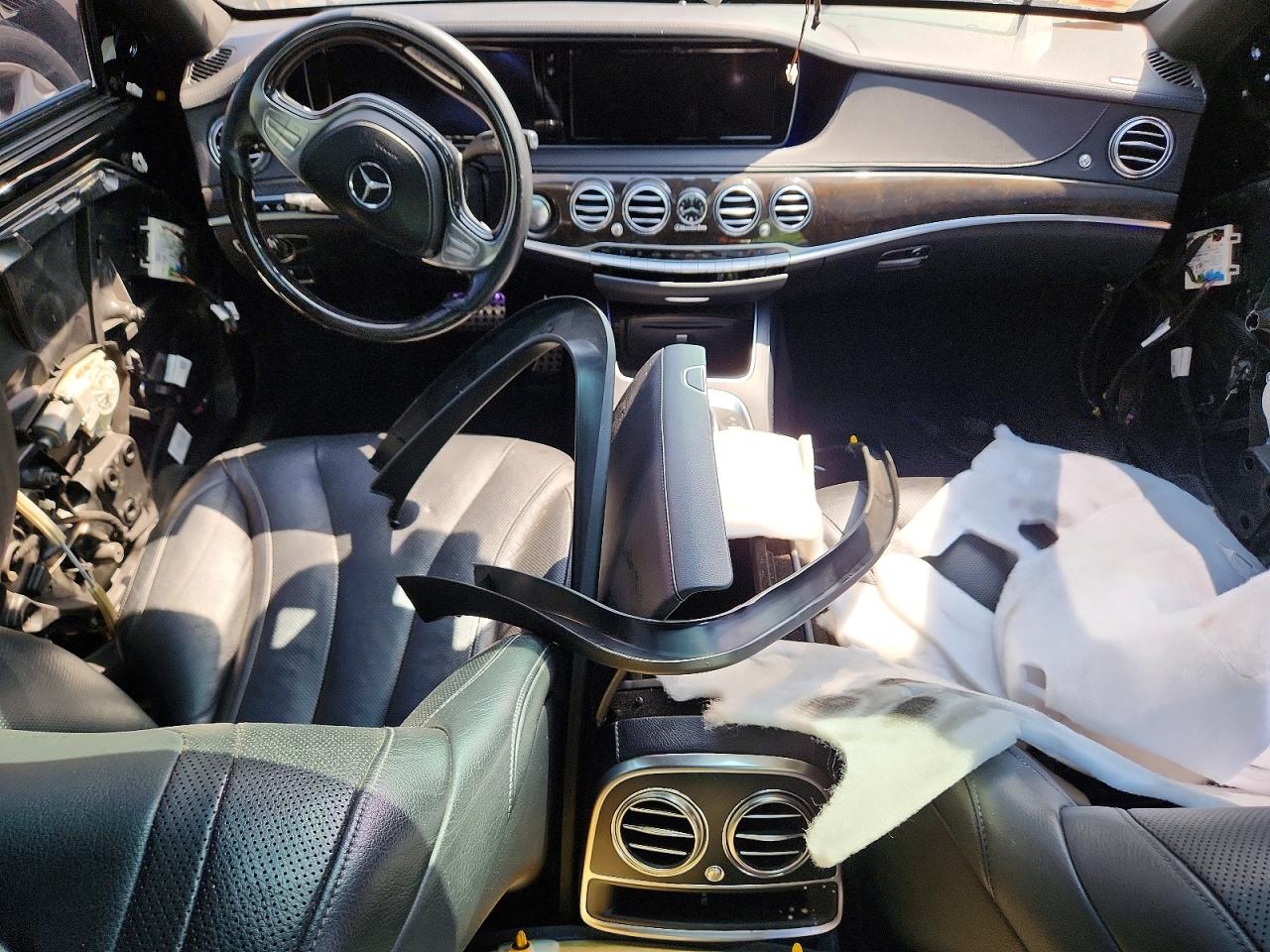 2015 Mercedes-benz S 550 4matic Black vin: WDDUG8FB6FA188052
