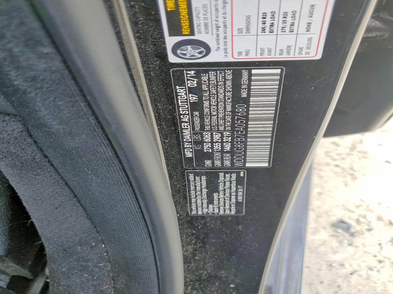 2014 Mercedes-benz S 550 4matic Black vin: WDDUG8FB7EA057680
