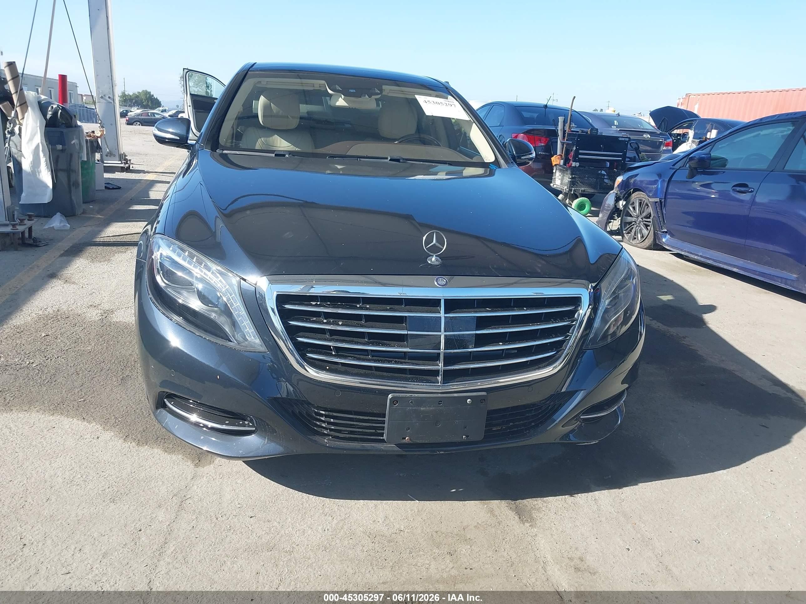 2015 Mercedes-benz S 550 4matic Blue vin: WDDUG8FB7FA081950