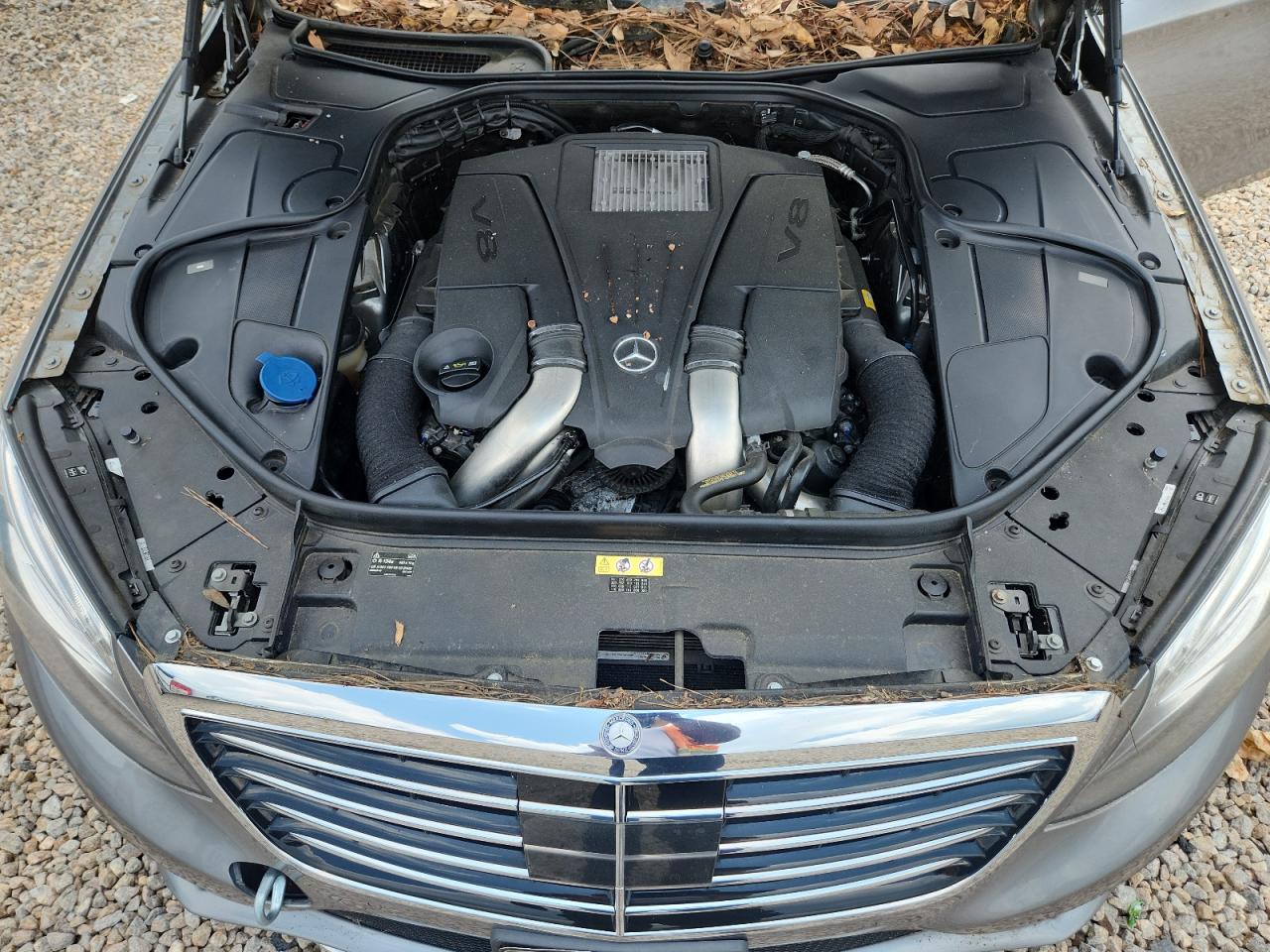 2015 Mercedes-benz S 550 4matic Silver vin: WDDUG8FB7FA112808