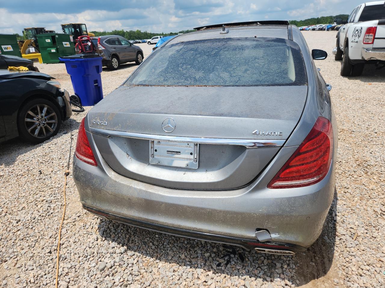 2015 Mercedes-benz S 550 4matic Silver vin: WDDUG8FB7FA112808