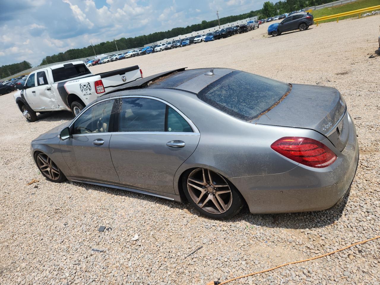 2015 Mercedes-benz S 550 4matic Silver vin: WDDUG8FB7FA112808