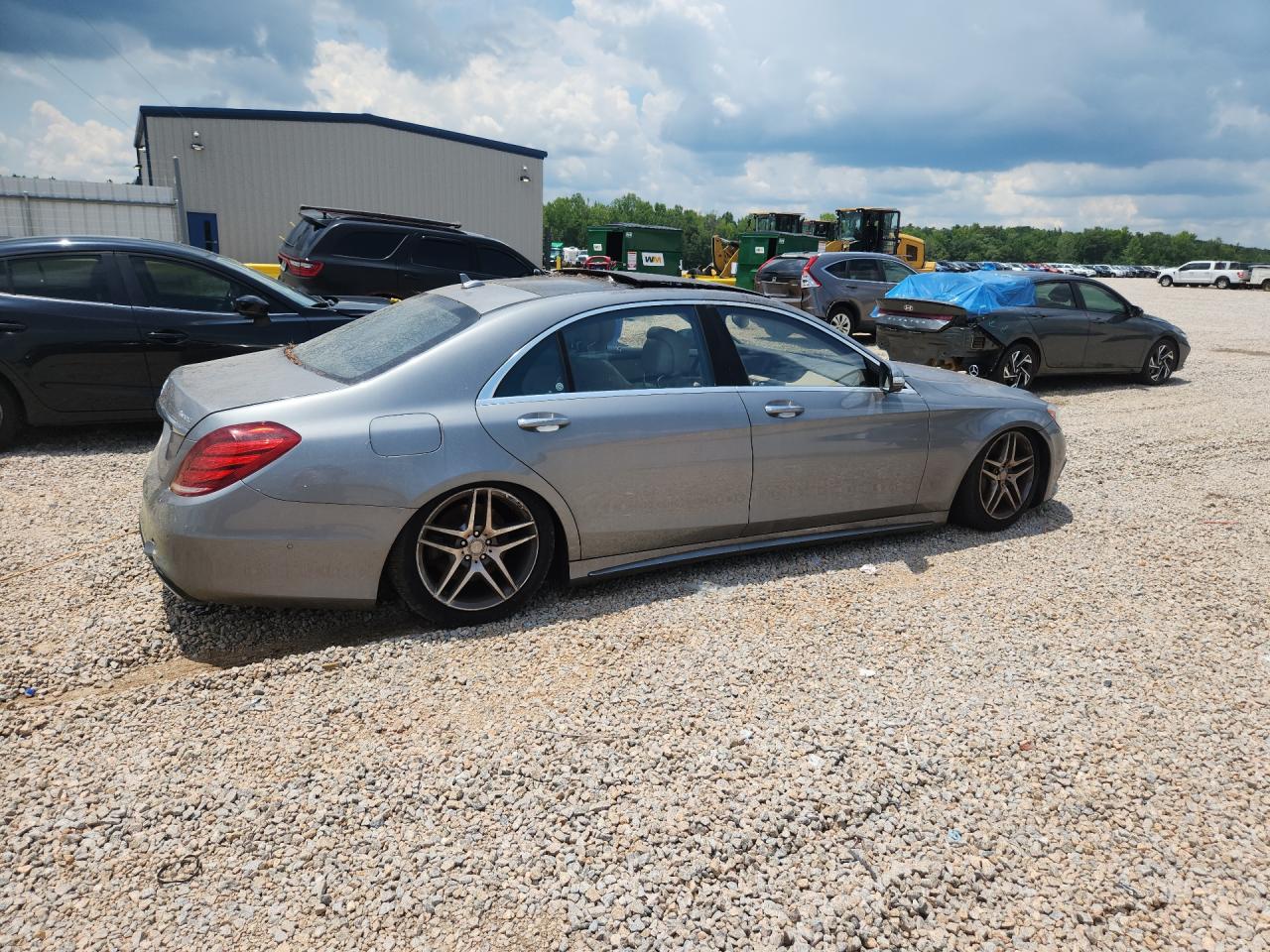 2015 Mercedes-benz S 550 4matic Silver vin: WDDUG8FB7FA112808