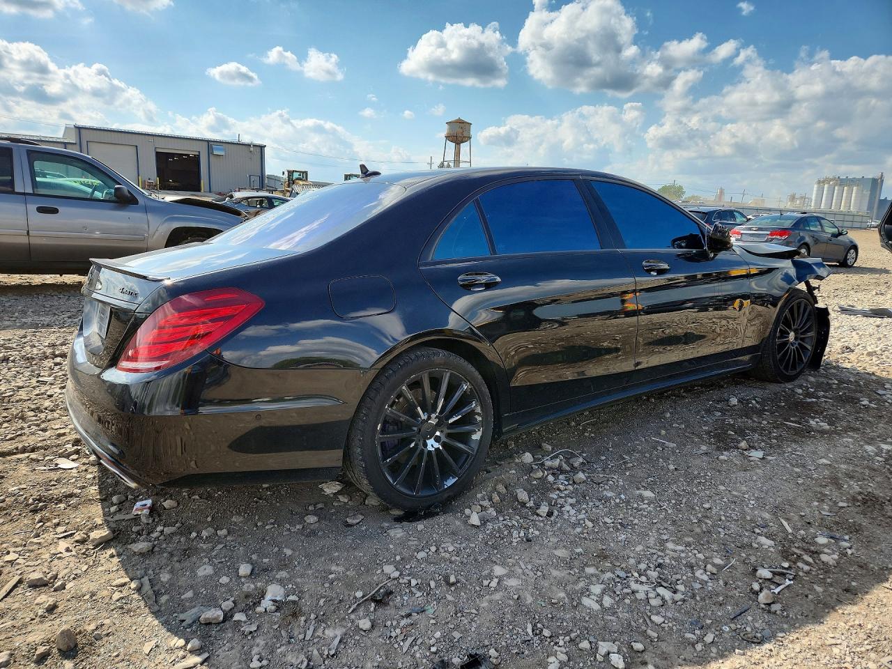 2015 Mercedes-benz S 550 4matic Black vin: WDDUG8FB7FA121668
