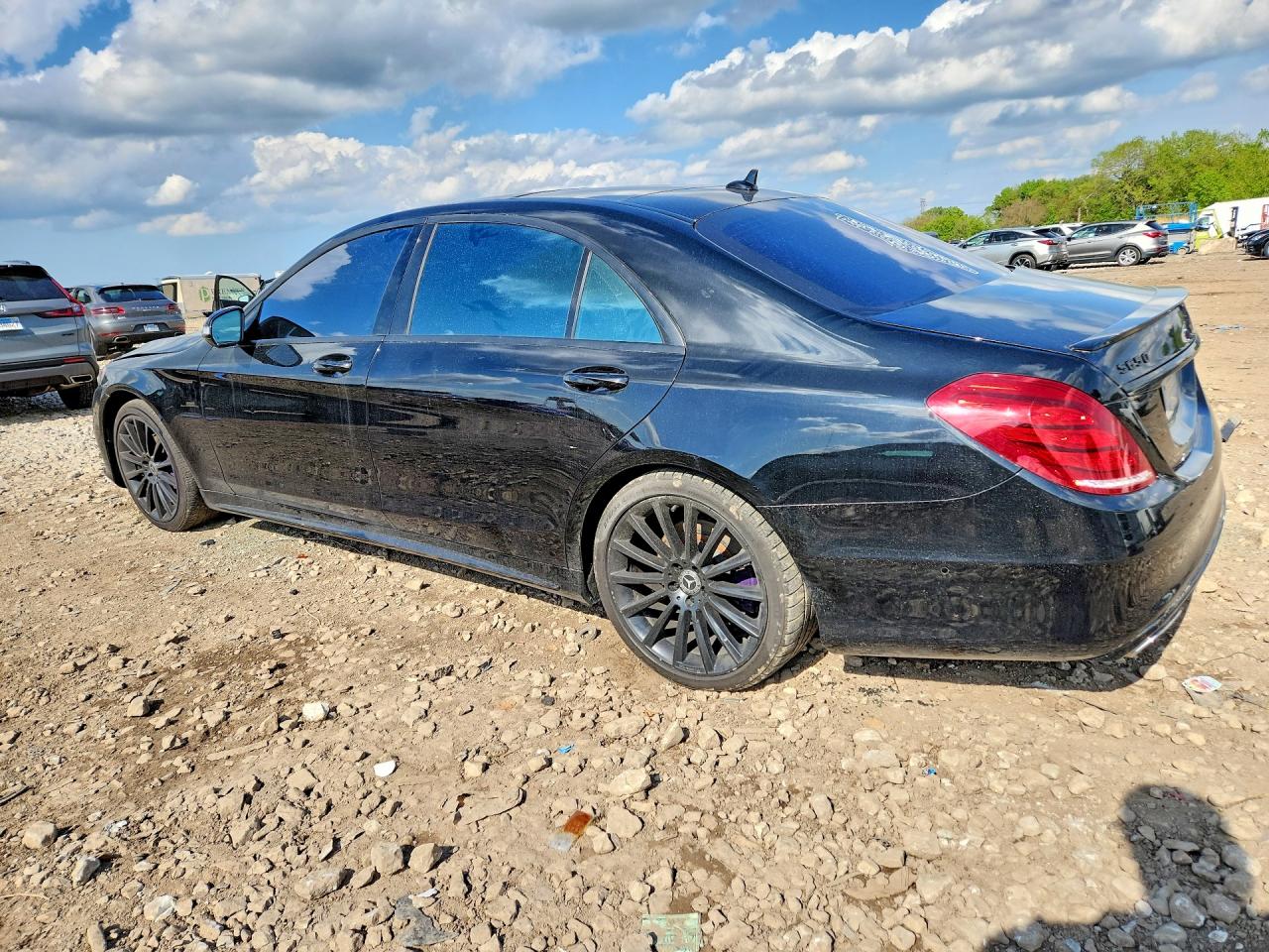 2015 Mercedes-benz S 550 4matic Black vin: WDDUG8FB7FA121668