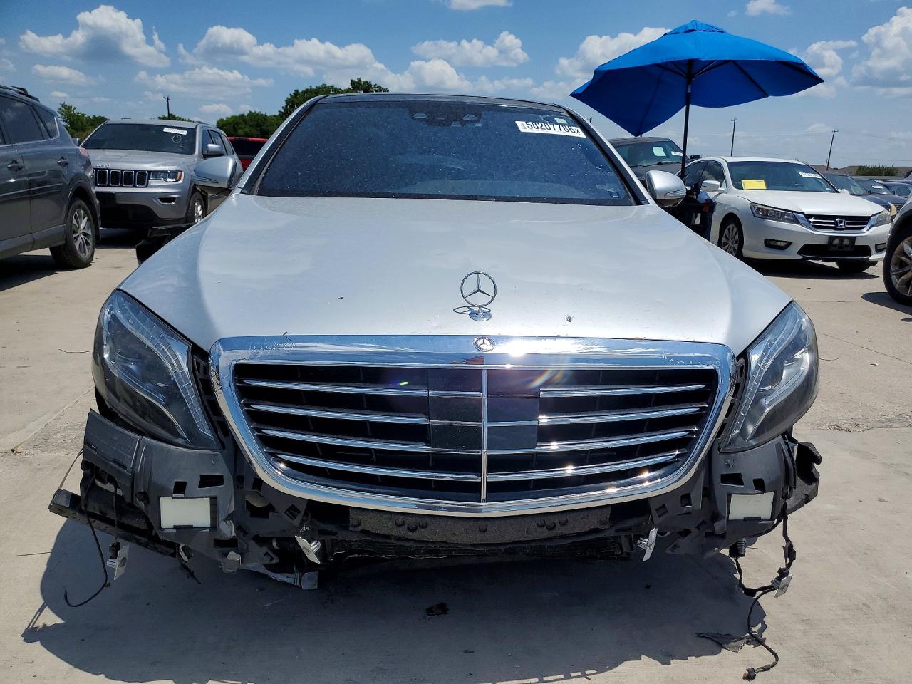 2015 Mercedes-benz S 550 4matic Silver vin: WDDUG8FB7FA176122