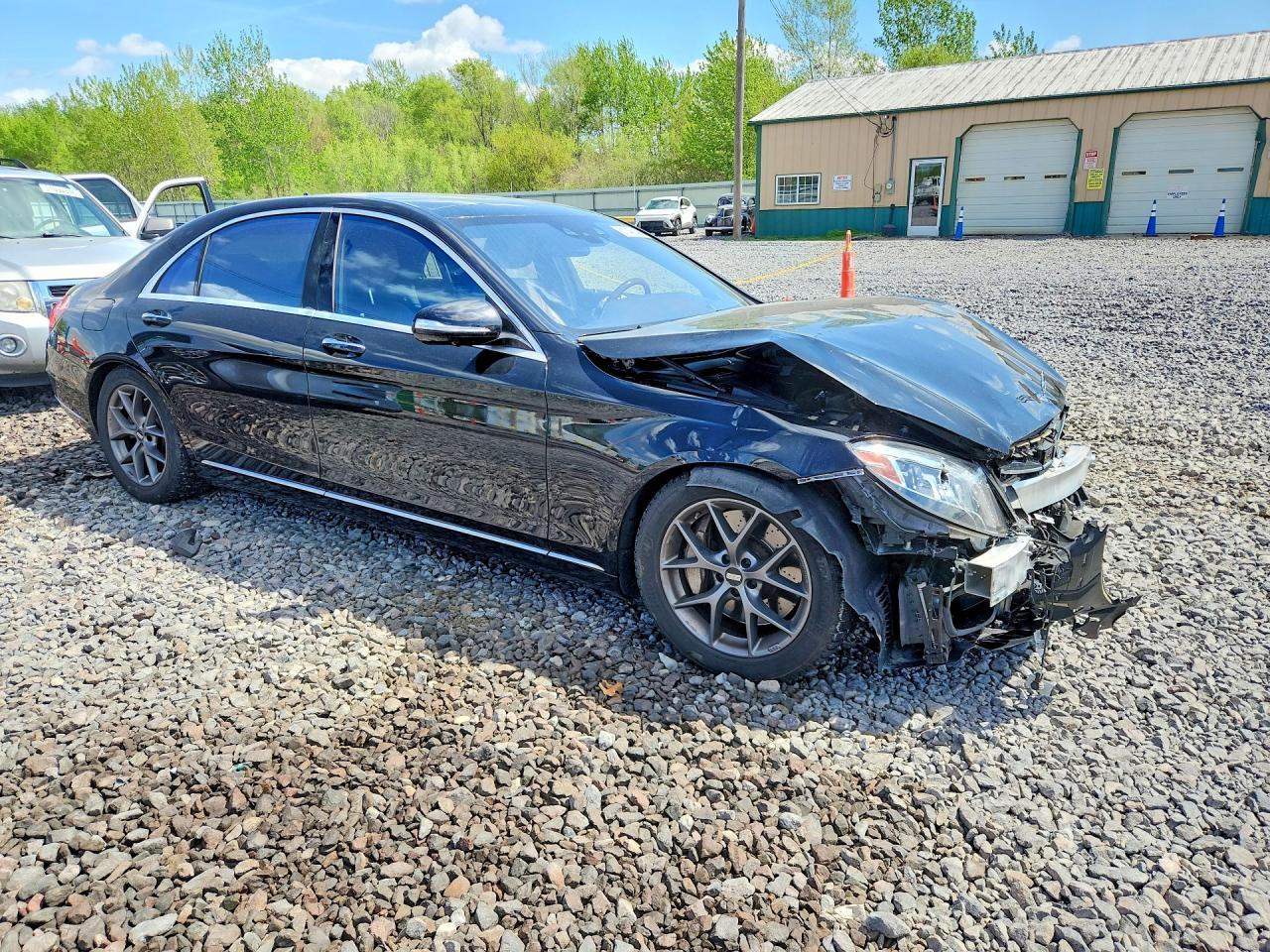2015 Mercedes-benz S 550 4matic Black vin: WDDUG8FB7FA190635