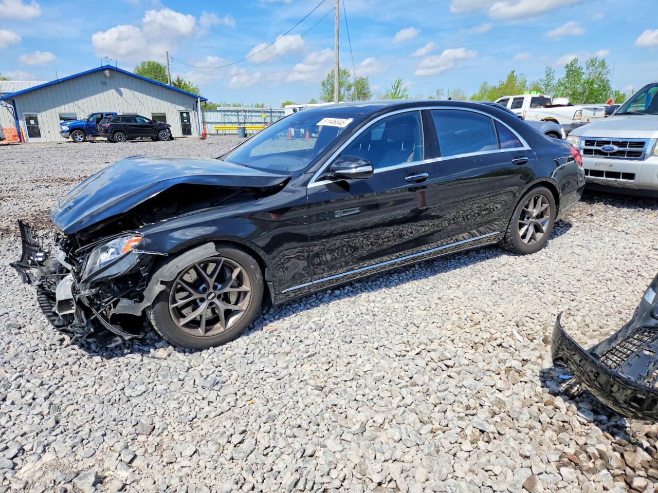2015 Mercedes-benz S 550 4matic Black vin: WDDUG8FB7FA190635