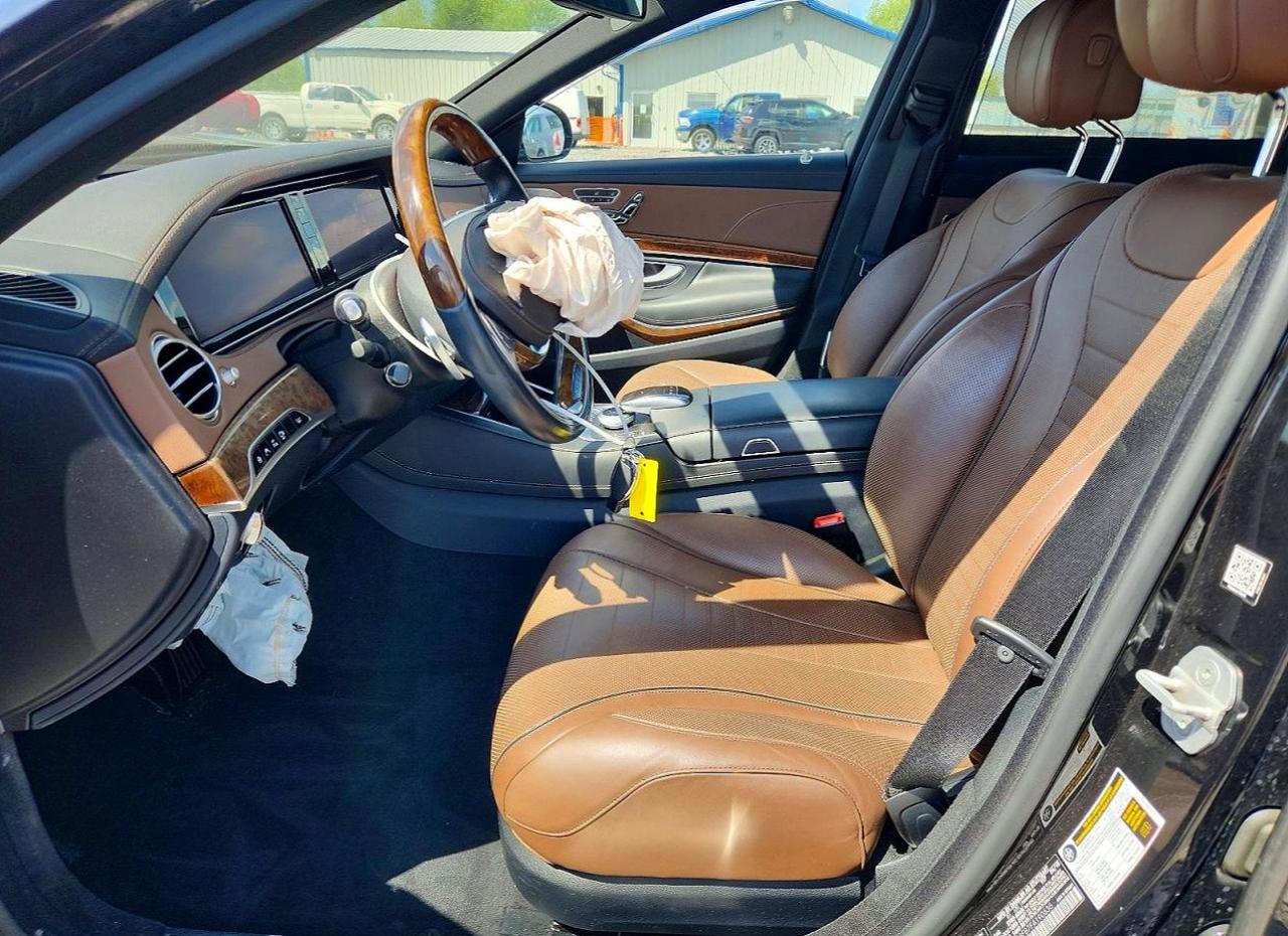 2015 Mercedes-benz S 550 4matic Black vin: WDDUG8FB7FA190635