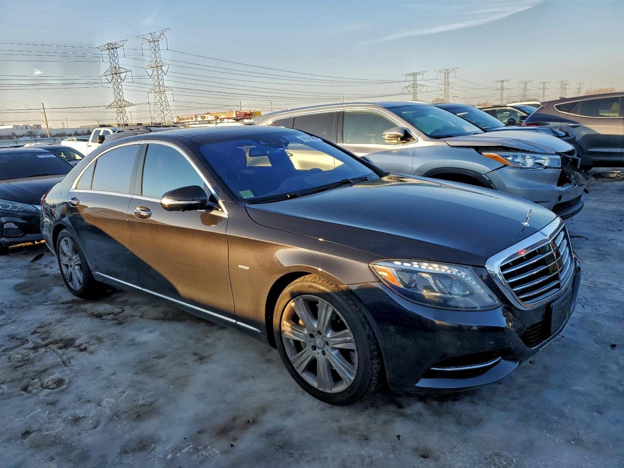 2014 Mercedes-benz S 550 4matic Черный vin: WDDUG8FB8EA022159