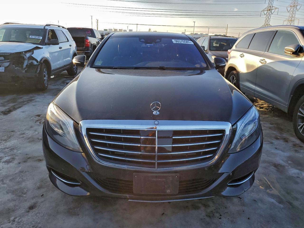 2014 Mercedes-benz S 550 4matic Черный vin: WDDUG8FB8EA022159