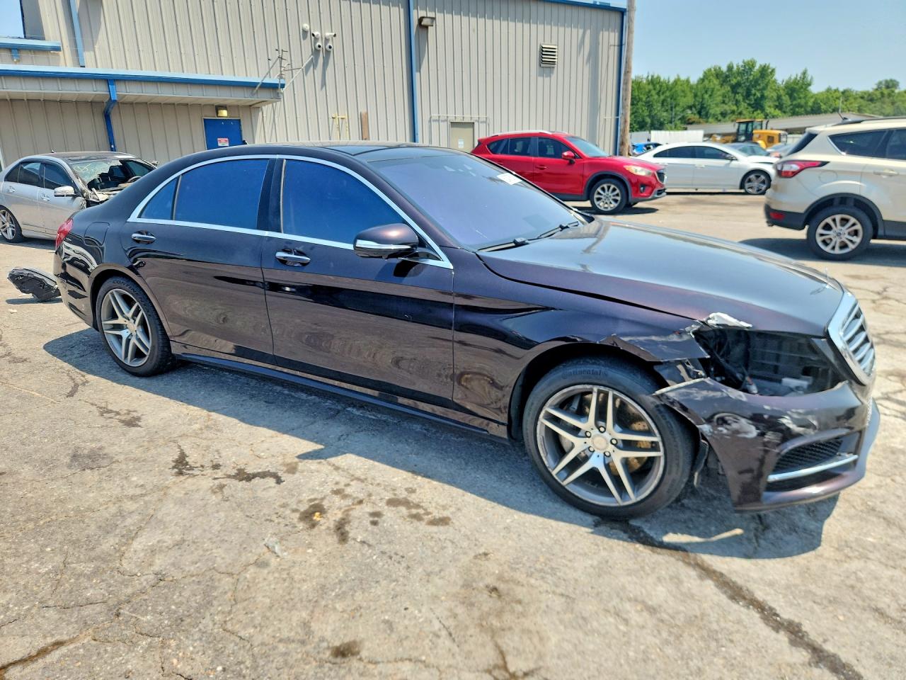 2014 Mercedes-benz S 550 4matic Purple vin: WDDUG8FB8EA033727