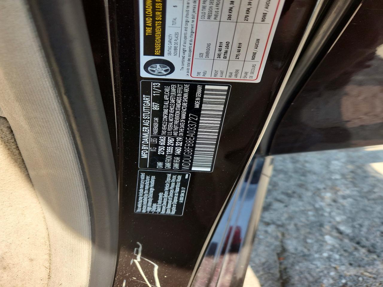 2014 Mercedes-benz S 550 4matic Purple vin: WDDUG8FB8EA033727