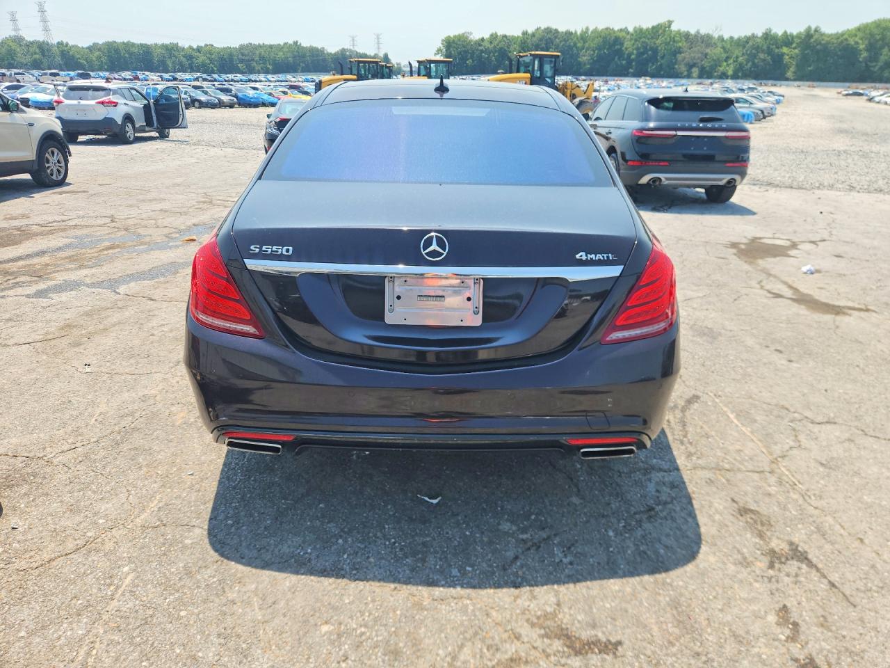 2014 Mercedes-benz S 550 4matic Purple vin: WDDUG8FB8EA033727